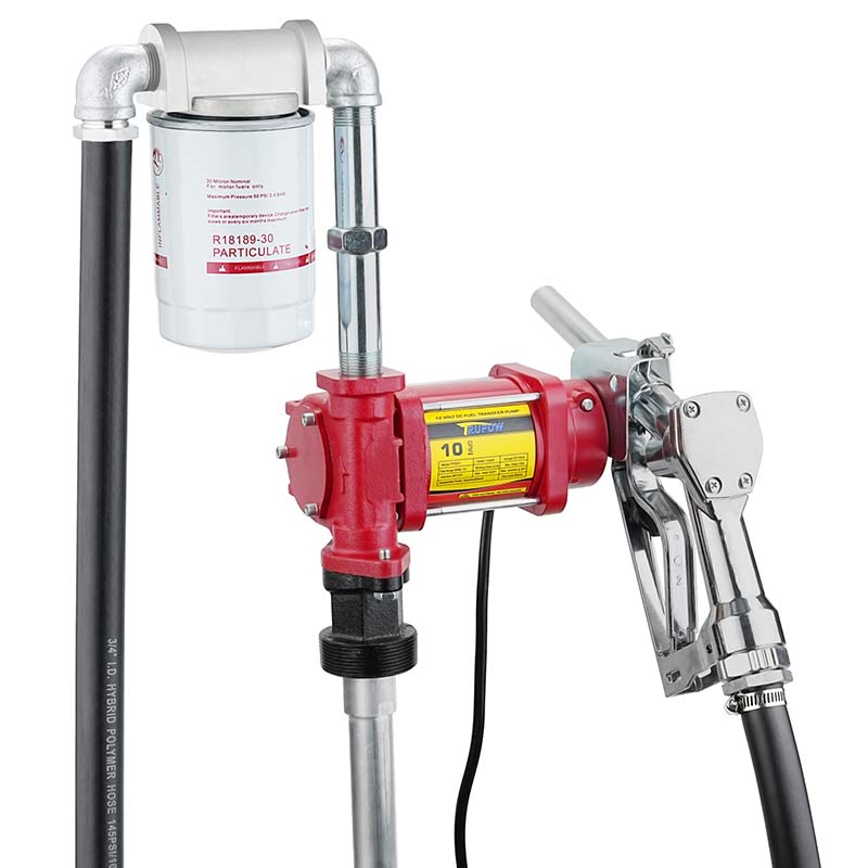 Nozzle ilə 12V Yanacaq Benzin Transfer Nasos Dəsti